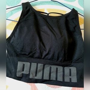 🍭3 x 25* PUMA Black Women's Sporta Bra, Padded, Size: Small